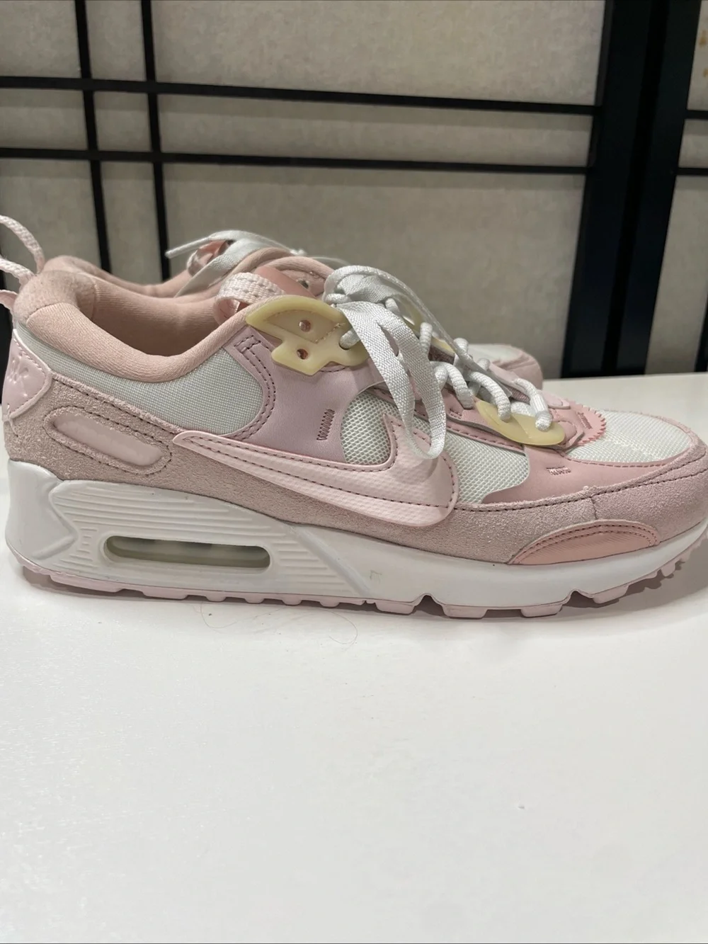 Nike Air Max 90 Futura Summit White Light Soft Pink DM9922-104 Women's Size 7